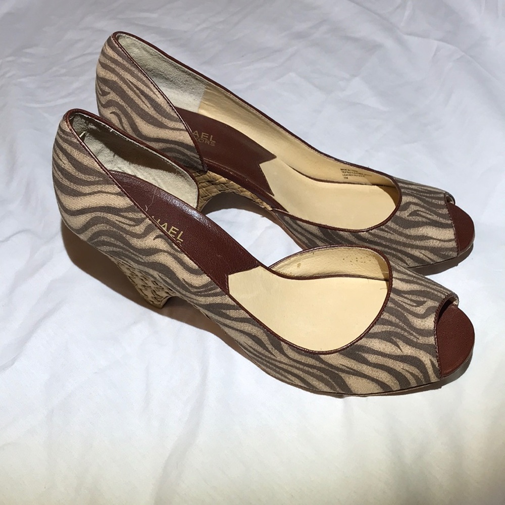 Michael Kors Striped Heels